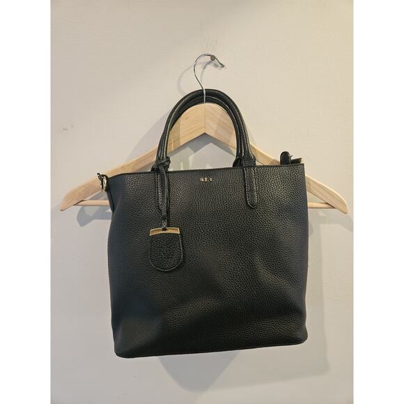 Lauren Ralph Lauren Black Mini Tote Handbag, Excellent Condition - Picture 1 of 6